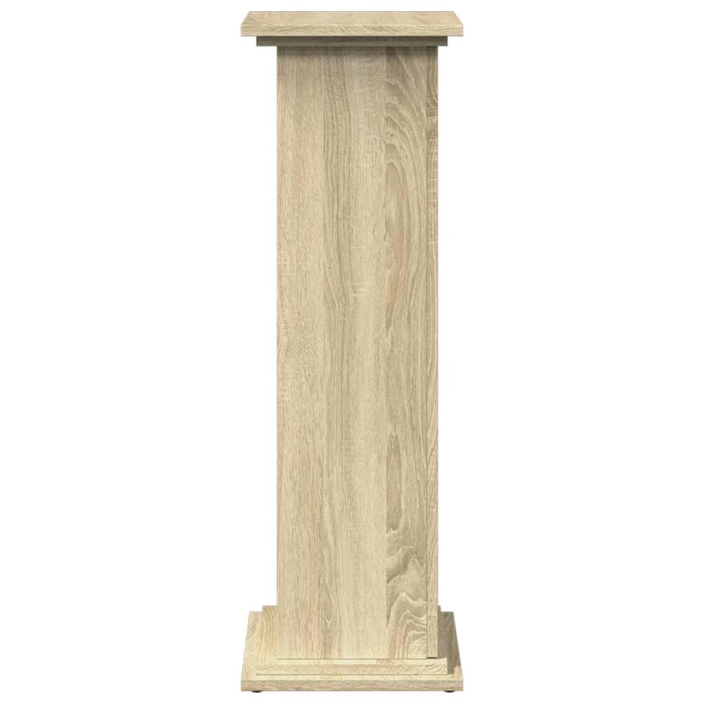 vidaXL Display Stand with Storage Sonoma Oak 31x30x90 cm