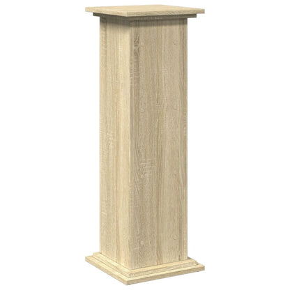 vidaXL Display Stand with Storage Sonoma Oak 31x30x90 cm