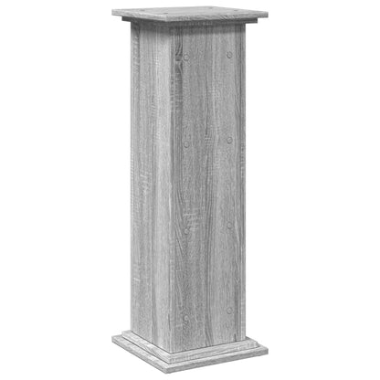 vidaXL Display St& with Storage Grey Sonoma 31x30x90 cm