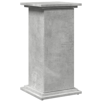 vidaXL Display Stand with Storage Concrete Grey 31x30x60 cm