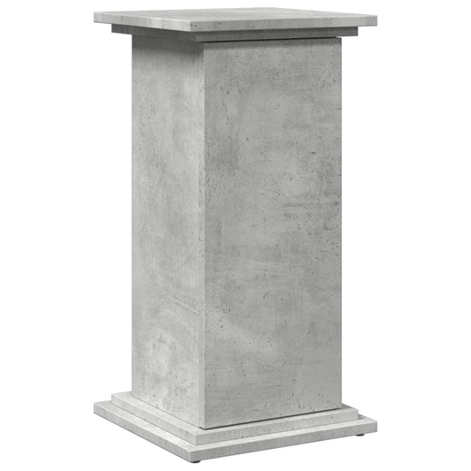 vidaXL Display Stand with Storage Concrete Grey 31x30x60 cm
