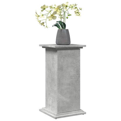 vidaXL Display Stand with Storage Concrete Grey 31x30x60 cm