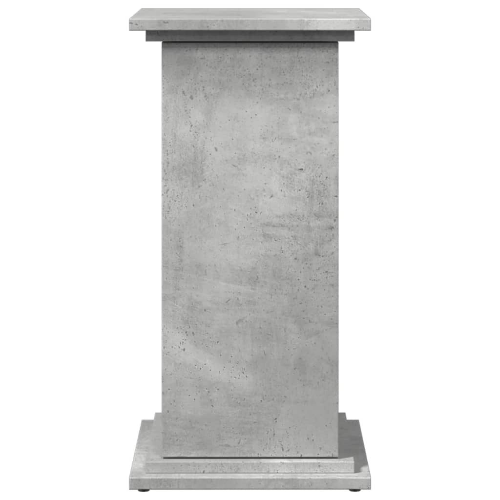 vidaXL Display Stand with Storage Concrete Grey 31x30x60 cm