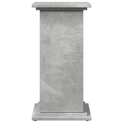 vidaXL Display Stand with Storage Concrete Grey 31x30x60 cm
