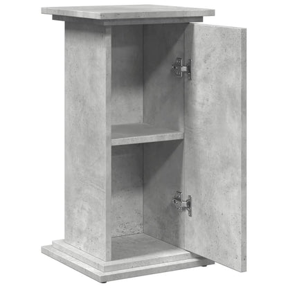 vidaXL Display Stand with Storage Concrete Grey 31x30x60 cm