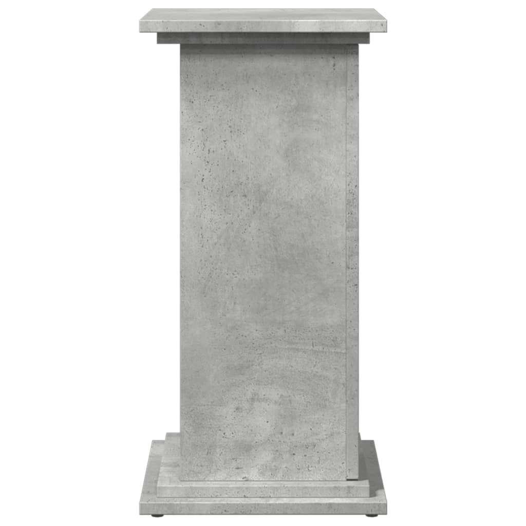 vidaXL Display Stand with Storage Concrete Grey 31x30x60 cm