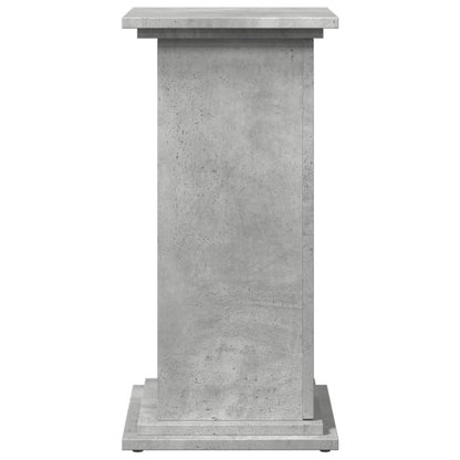 vidaXL Display Stand with Storage Concrete Grey 31x30x60 cm