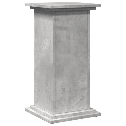 vidaXL Display Stand with Storage Concrete Grey 31x30x60 cm