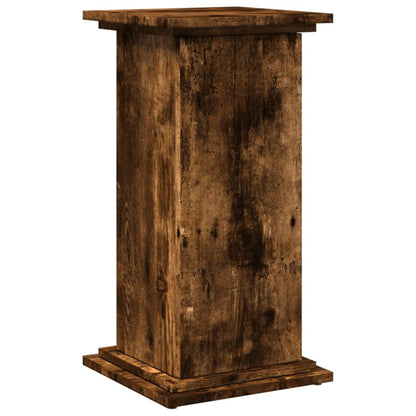 vidaXL Display Stand with Storage Smoked Oak 31x30x60 cm