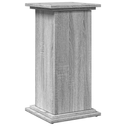 vidaXL Display Stand with Storage Grey Sonoma 31x30x60 cm Engineered Wood