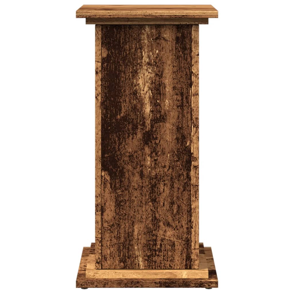 vidaXL Display Stand with Storage Old Wood 31x30x60 cm Engineered Wood