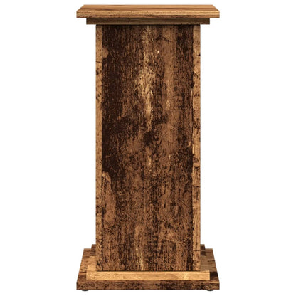 vidaXL Display Stand with Storage Old Wood 31x30x60 cm Engineered Wood