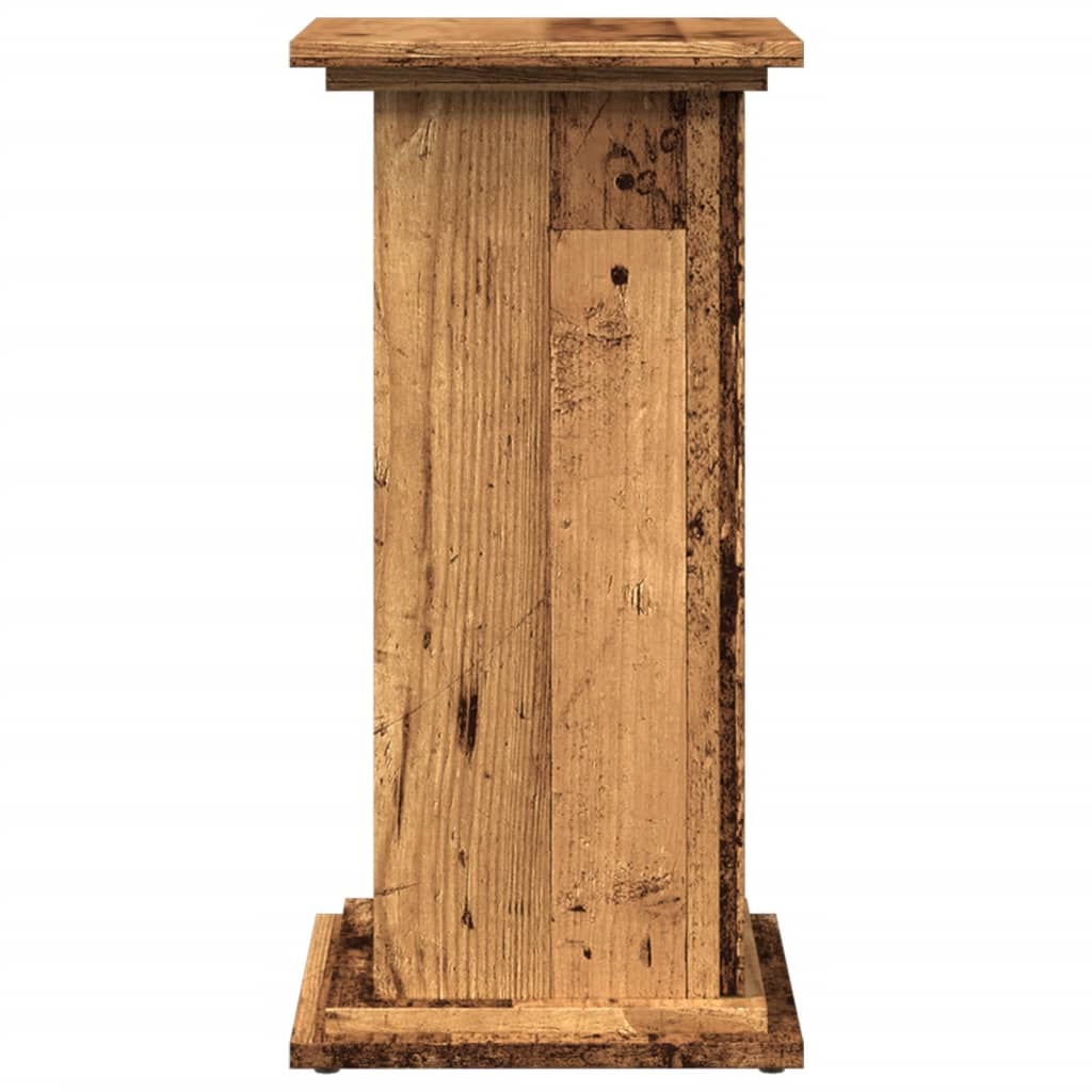 vidaXL Display Stand with Storage Old Wood 31x30x60 cm Engineered Wood