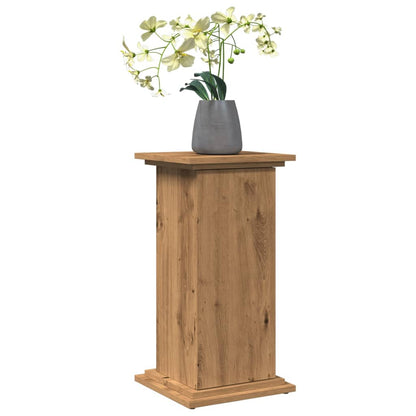 vidaXL Display St& with Storage Artisan Oak 31x30x60 cm