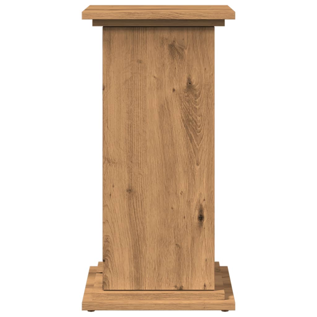 vidaXL Display St& with Storage Artisan Oak 31x30x60 cm