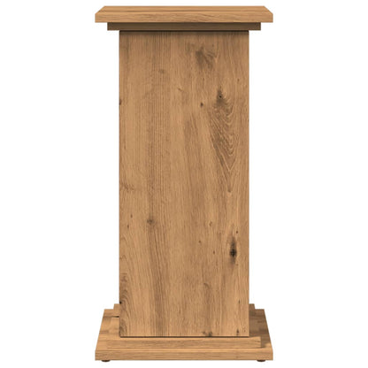 vidaXL Display St& with Storage Artisan Oak 31x30x60 cm