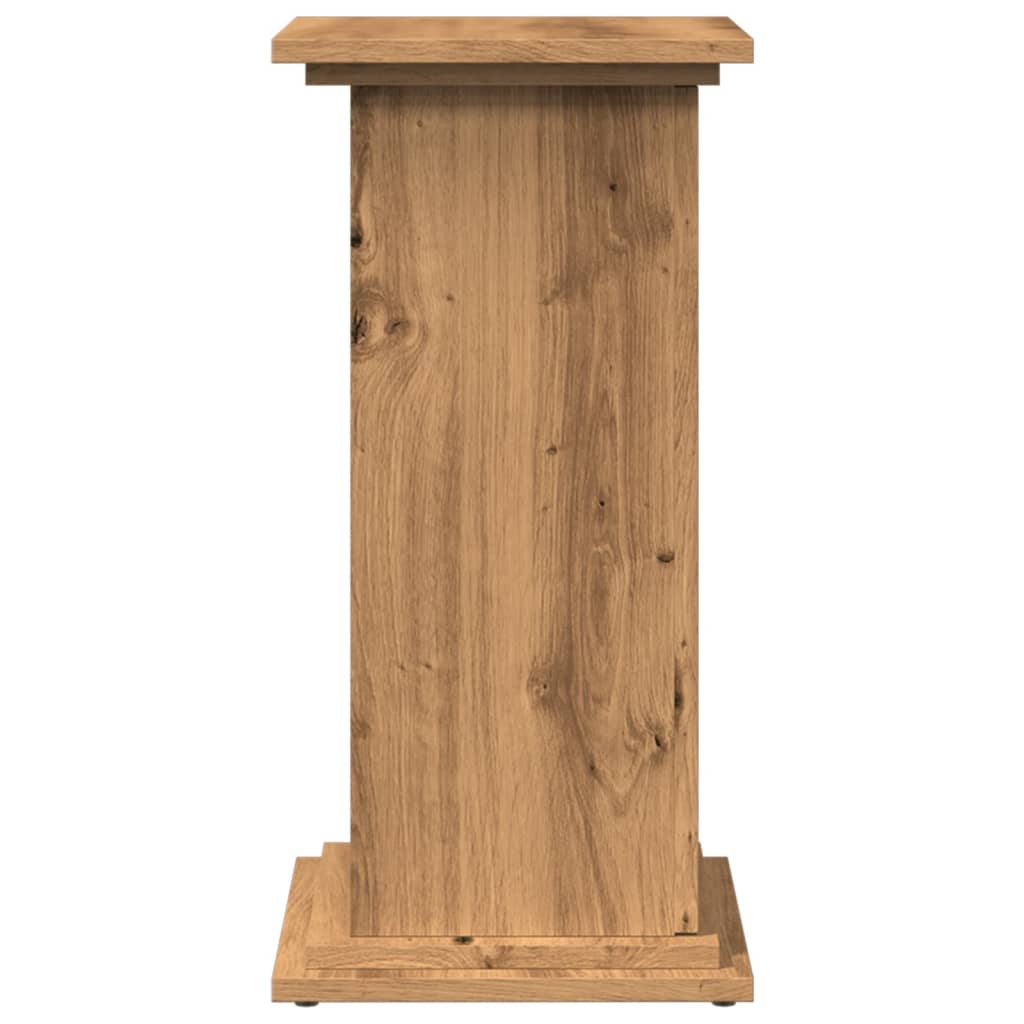 vidaXL Display St& with Storage Artisan Oak 31x30x60 cm
