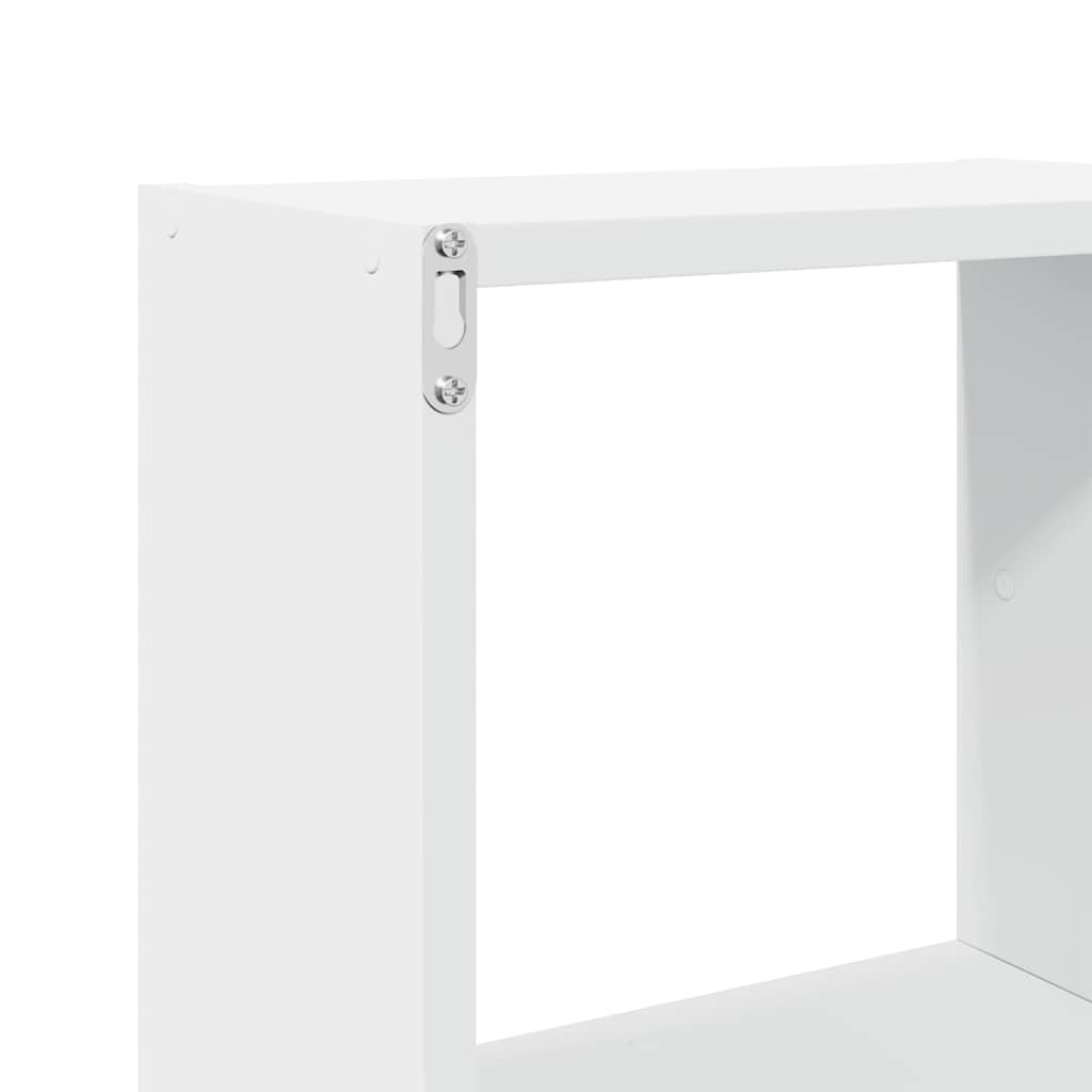 vidaXL Wall Cabinet 78x18x71 cm White Engineered Wood