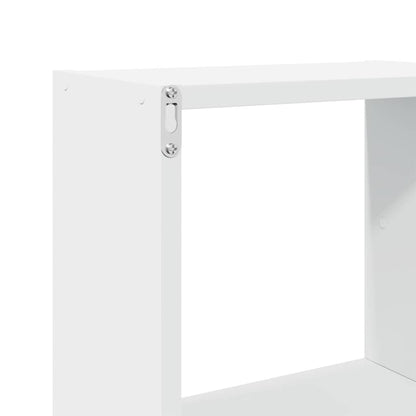 vidaXL Wall Cabinet 78x18x71 cm White Engineered Wood