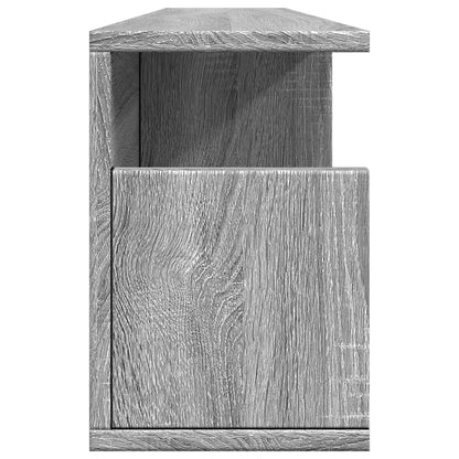 vidaXL Wall Cabinet 100x20x30 cm Grey Sonoma Engineered Wood