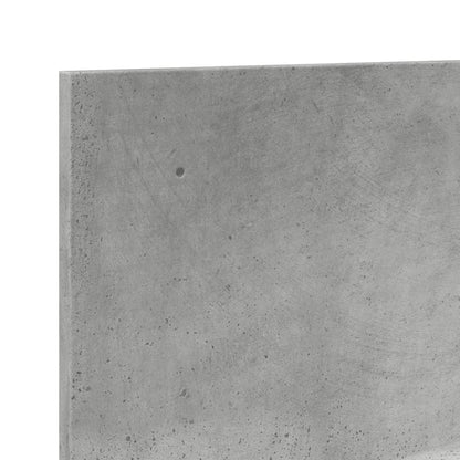 vidaXL Wall Cabinet 70x16.5x30 cm Concrete Grey Engineered Wood