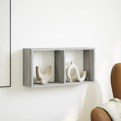 vidaXL Wall Cabinet 60x16x30 cm Grey Sonoma Engineered Wood