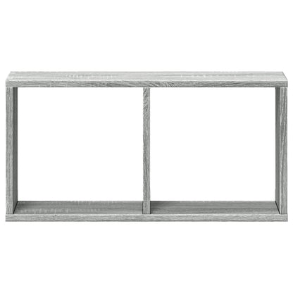vidaXL Wall Cabinet 60x16x30 cm Grey Sonoma Engineered Wood