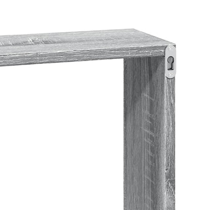 vidaXL Wall Cabinet 60x16x30 cm Grey Sonoma Engineered Wood