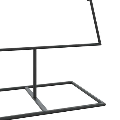 vidaXL Metal Christmas Tree | Black | Powder-coated steel | 150 cm tall