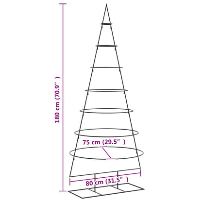 vidaXL | Metal Christmas Tree | with Stand 180 cm Powder-coated steel