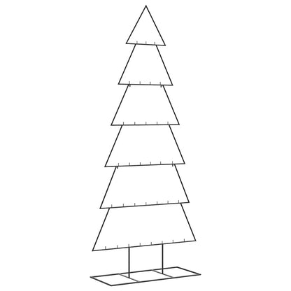 vidaXL Metal Christmas Tree for Decoration Black 180 cm