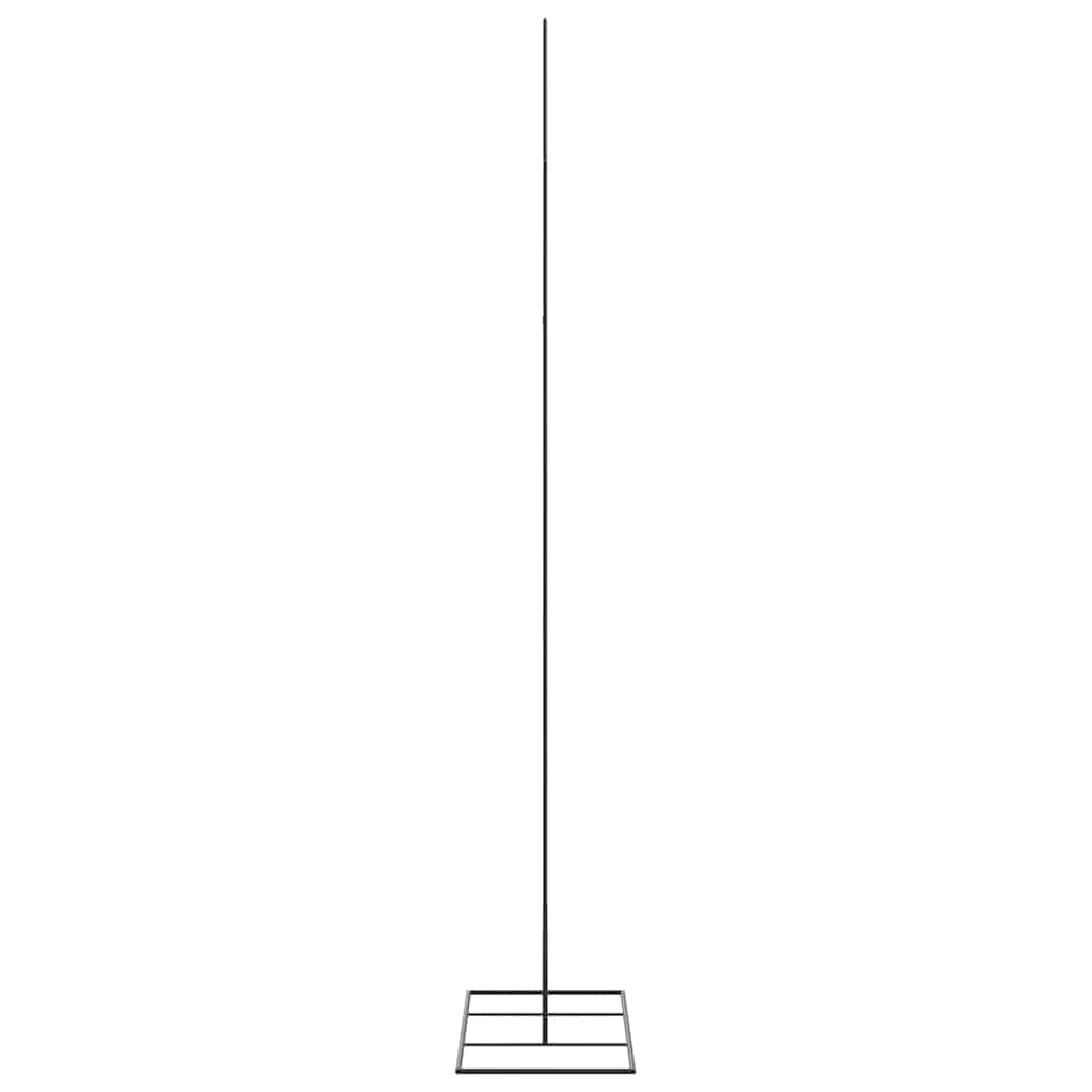 vidaXL Metal Christmas Tree for Decoration Black 180 cm