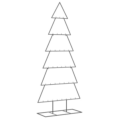 vidaXL Metal Christmas Tree for Decoration Black 180 cm