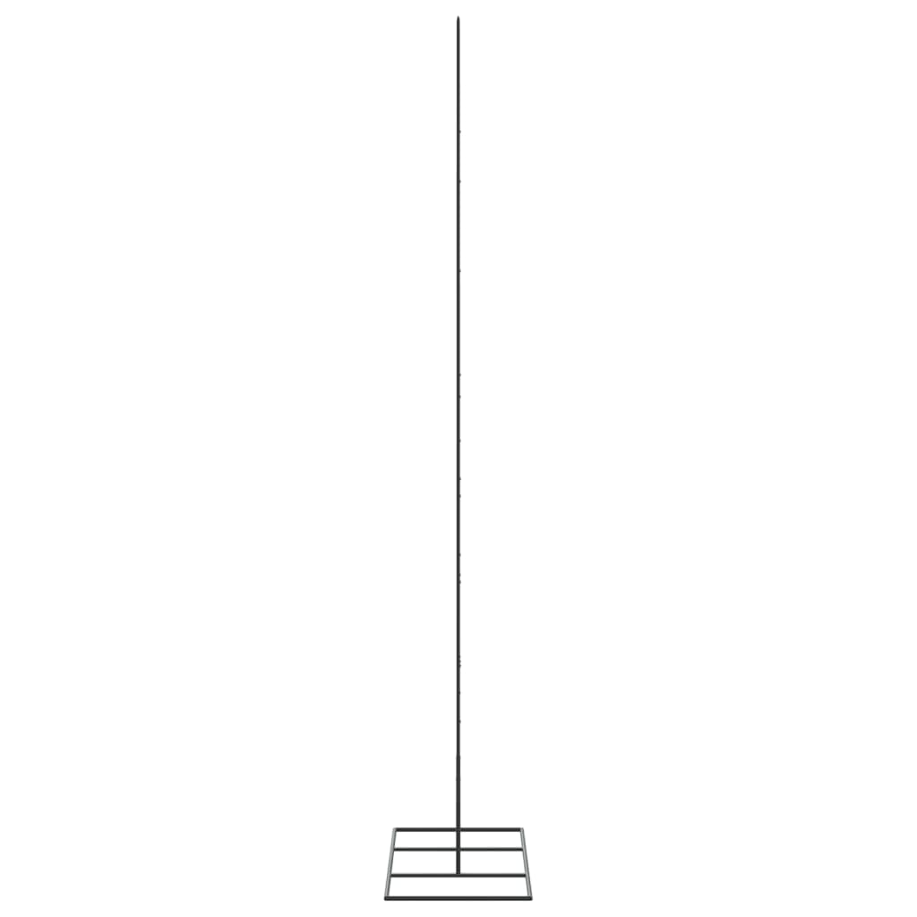 vidaXL Metal Christmas Tree for Decoration Black 180 cm