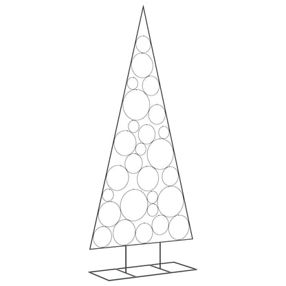 vidaXL Metal Christmas Tree for Decoration Black 210 cm