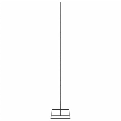 vidaXL Metal Christmas Tree for Decoration Black 210 cm