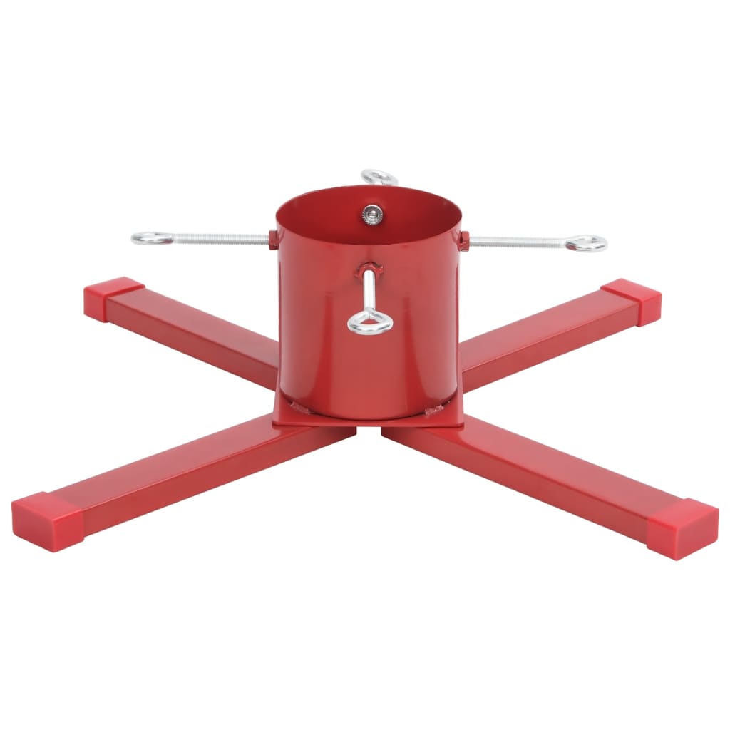 vidaXL Christmas Tree Stand Red 61x61x15.5 cm