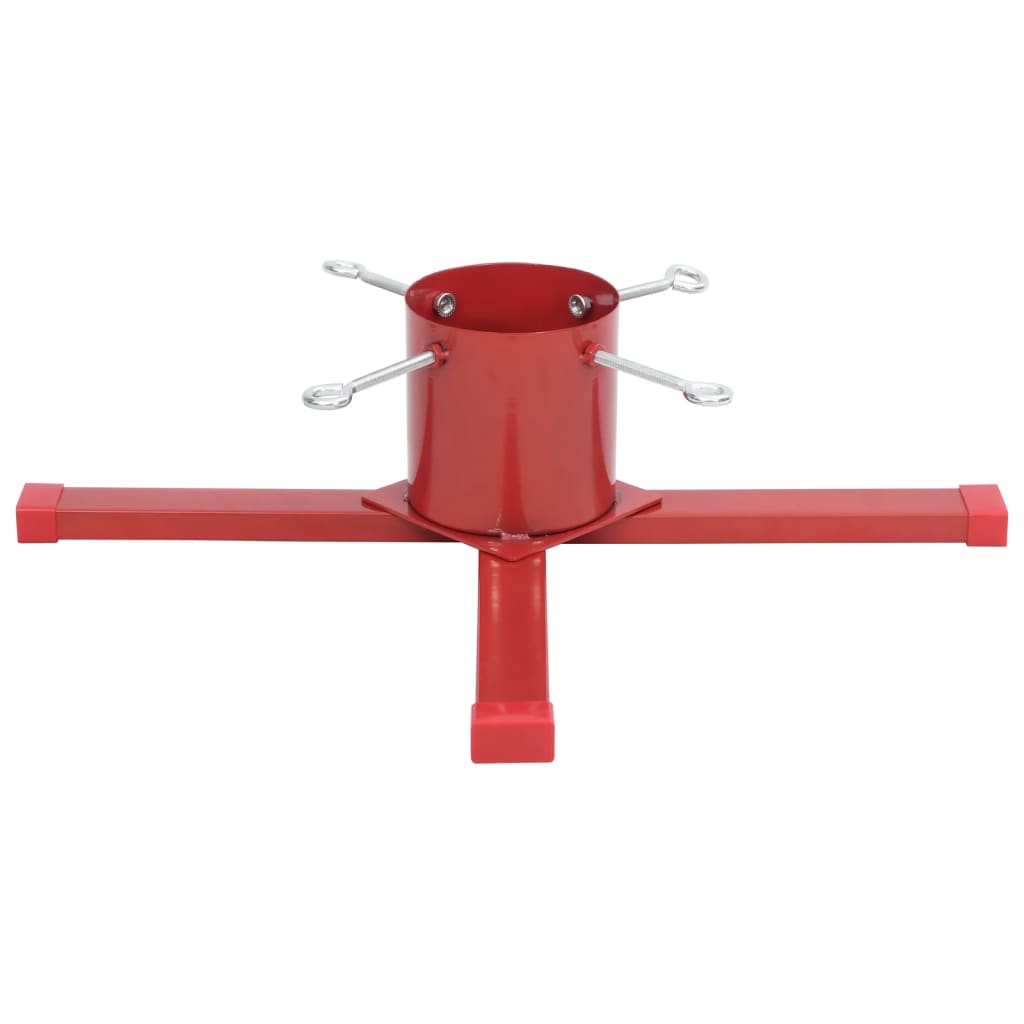 vidaXL Christmas Tree Stand Red 61x61x15.5 cm