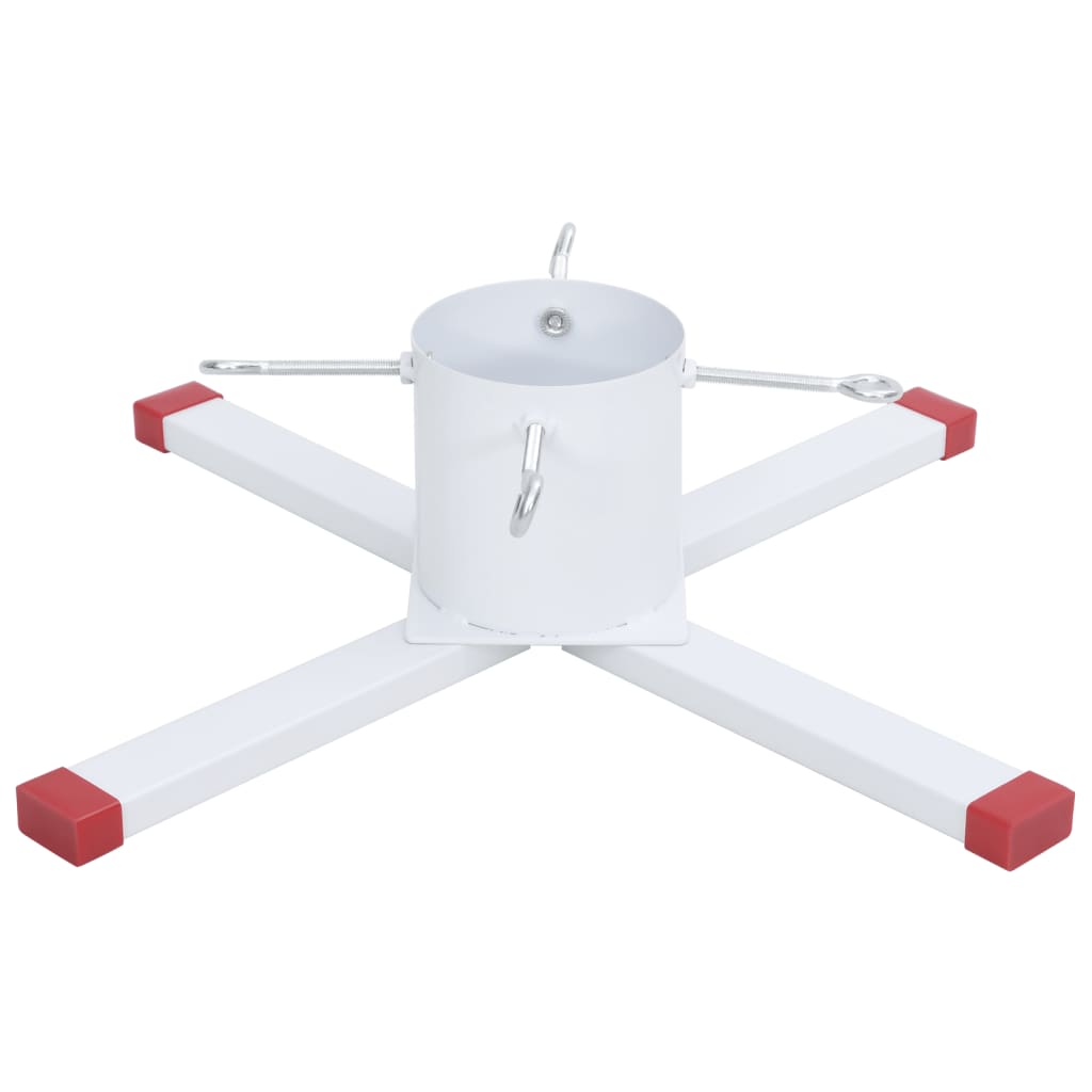vidaXL Christmas Tree Stand White 61x61x15.5 cm