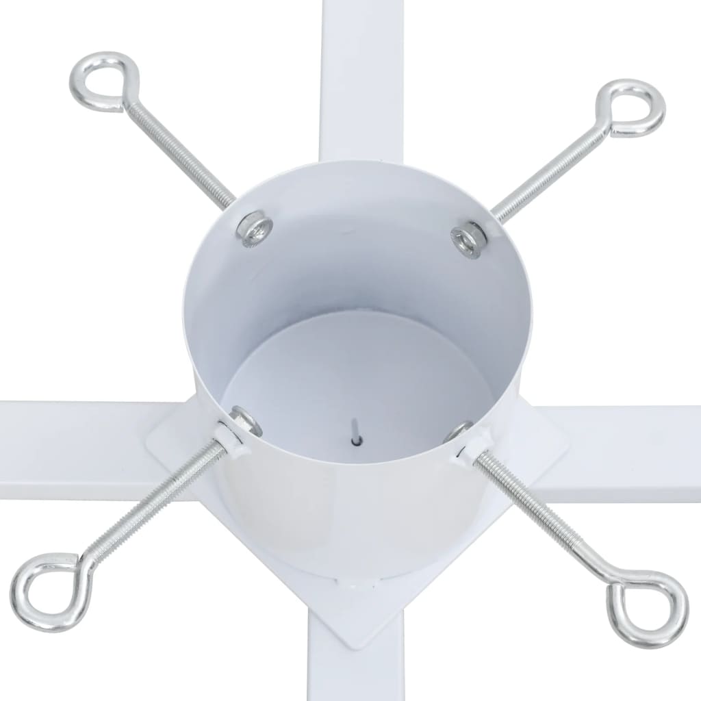 vidaXL Christmas Tree Stand White 61x61x15.5 cm