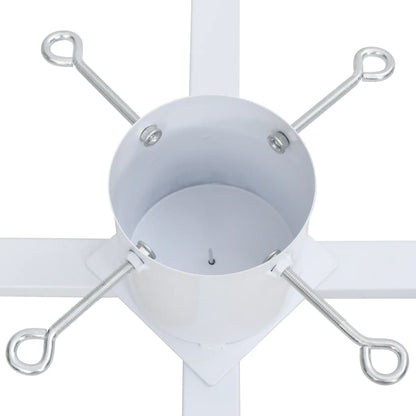vidaXL Christmas Tree Stand White 61x61x15.5 cm