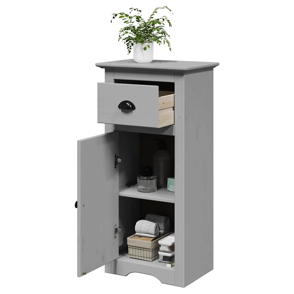 vidaXL Bathroom Cabinet "BODO" Grey 44x30x90 cm