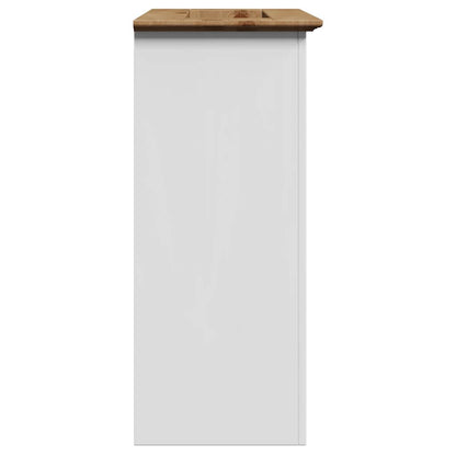 vidaXL Bathroom Sink Cabinet BODO White and Brown 70x35x80 cm