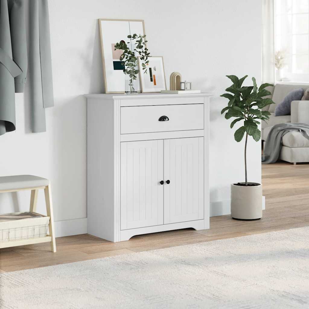 vidaXL Hallway Cabinet "BODO" White 80x35x90 cm
