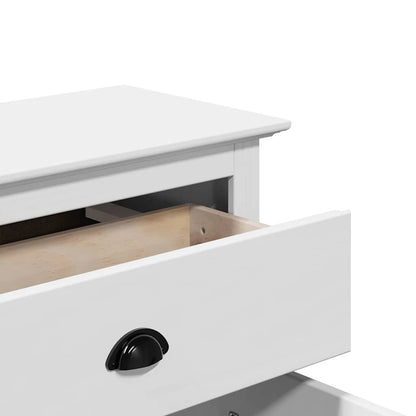 vidaXL Hallway Cabinet "BODO" White 80x35x90 cm