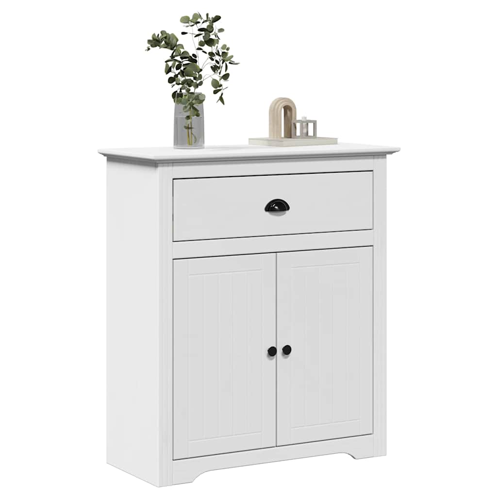 vidaXL Hallway Cabinet "BODO" White 80x35x90 cm