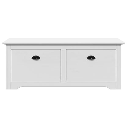vidaXL Hallway Bench BODO White 114x40x45 cm