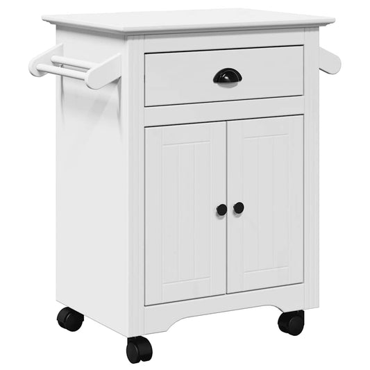 vidaXL Kitchen Trolley BODO White 72x45x80 cm