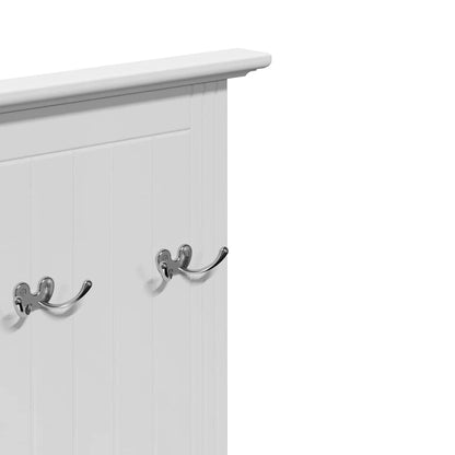 vidaXL Kitchen Trolley BODO White and Brown 72x45x80 cm