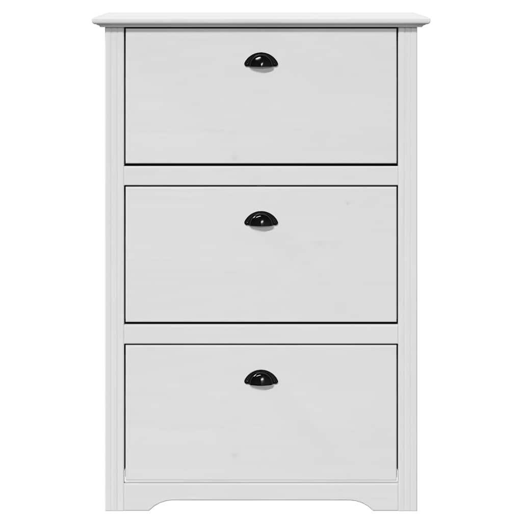 vidaXL Shoe Rack BODO White 80x35x118 cm